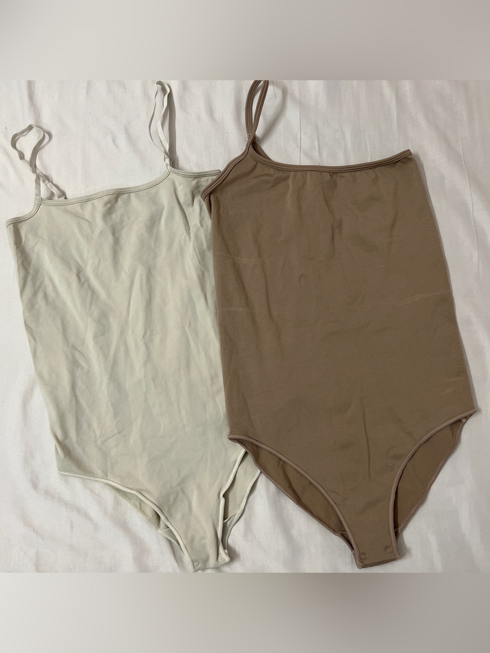SKIMS Essential Cami One Shoulder Bodysuit Bundle